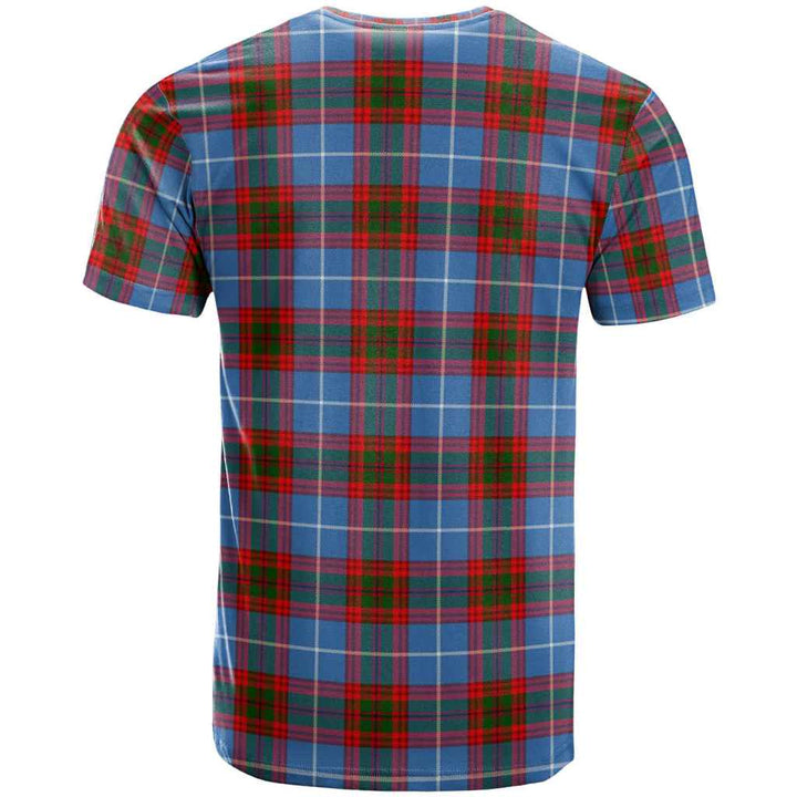 Scottish Edinburgh District Clan Tartan T-Shirt Back Side Tartan Plaid