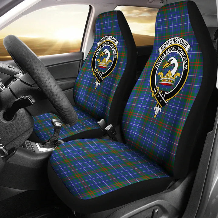 Scottish Edmonstone Clan Crest Tartan Car Seat Covers 2