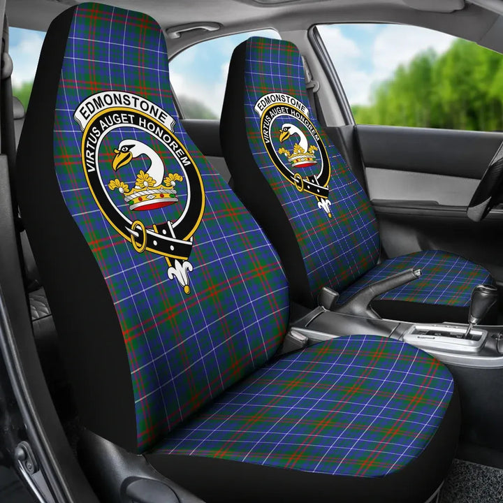 Scottish Edmonstone Clan Crest Tartan Car Seat Covers 3