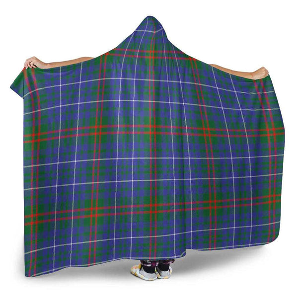 Scottish Edmonstone Clan Tartan Hooded Blanket Tartan Plaid 2