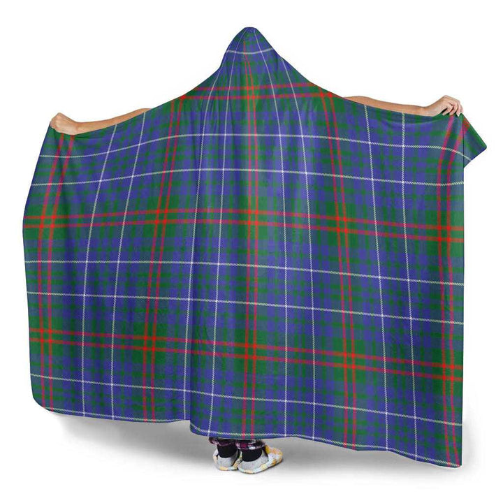Scottish Edmonstone Clan Tartan Hooded Blanket Tartan Plaid 3