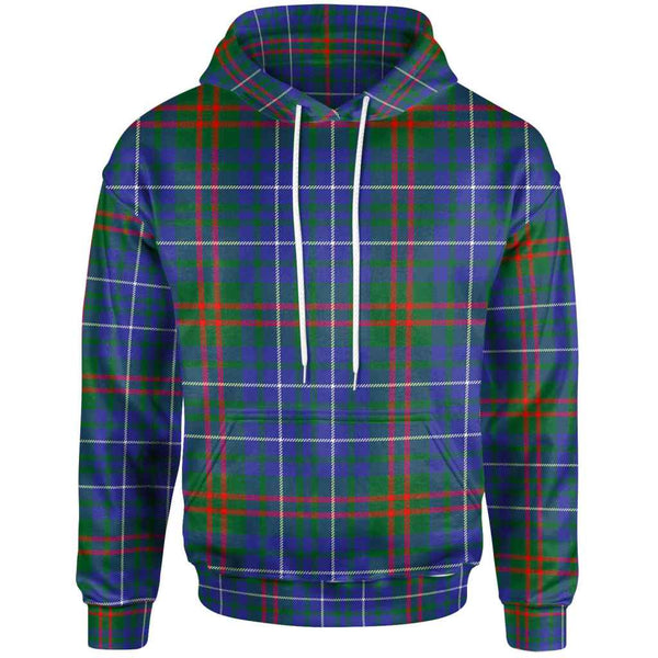 Scottish Edmonstone Clan Tartan Hoodie Front Side Tartan Plaid
