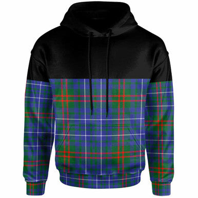 Scottish Edmonstone Clan Tartan Hoodie - Horizontal Style Front Side Tartan Plaid