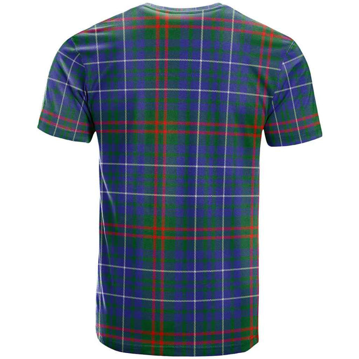 Scottish Edmonstone Clan Tartan T-Shirt Back Side Tartan Plaid