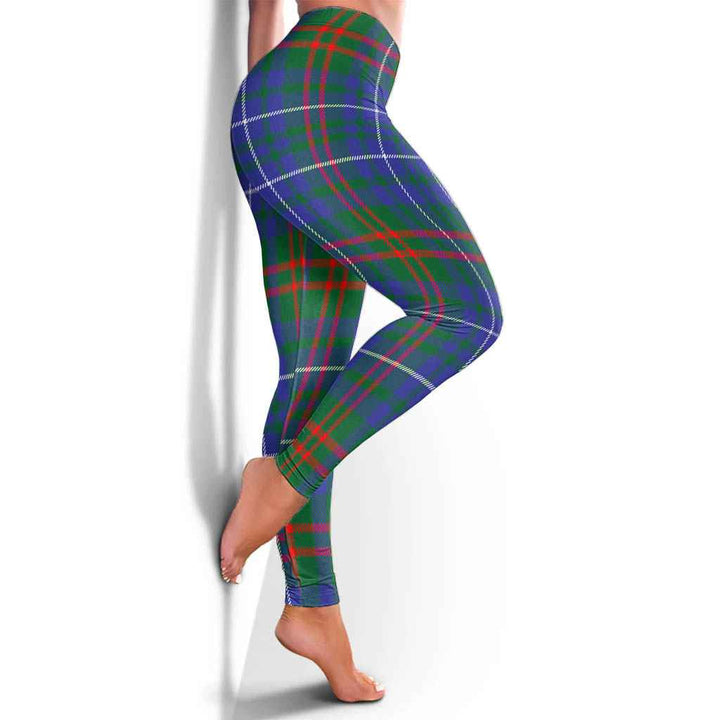 Scottish Edmonstone Clan Tartan Women Leggings Tartan Plaid 4