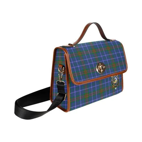 Scottish Edmonstone (of Duntreath) Clan Crest Tartan Waterproof Canvas Bag Tartan Plaid 3