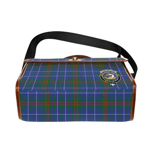 Scottish Edmonstone (of Duntreath) Clan Crest Tartan Waterproof Canvas Bag Tartan Plaid 5