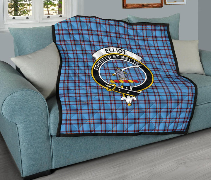 Scottish Elliot Ancient Clan Crest Tartan Quilt Tartan Plaid 11