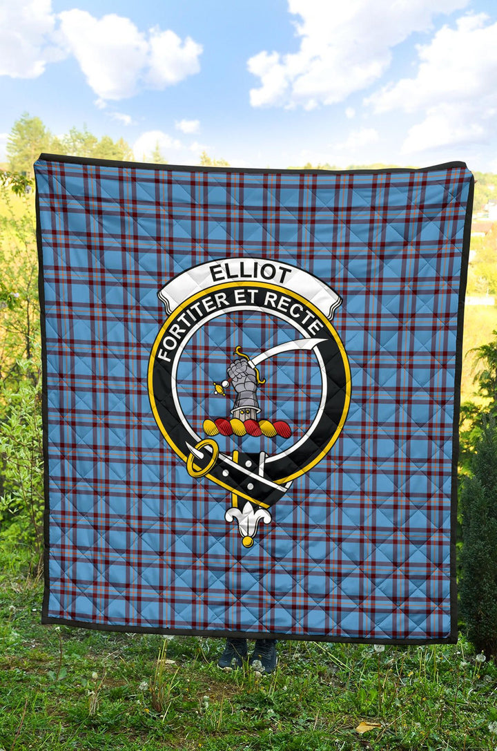 Scottish Elliot Ancient Clan Crest Tartan Quilt Tartan Plaid 2