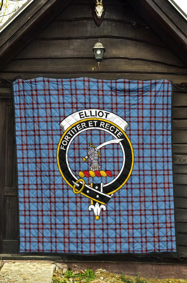 Scottish Elliot Ancient Clan Crest Tartan Quilt Tartan Plaid 3
