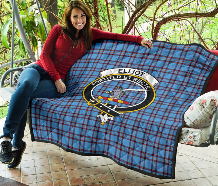 Scottish Elliot Ancient Clan Crest Tartan Quilt Tartan Plaid 5
