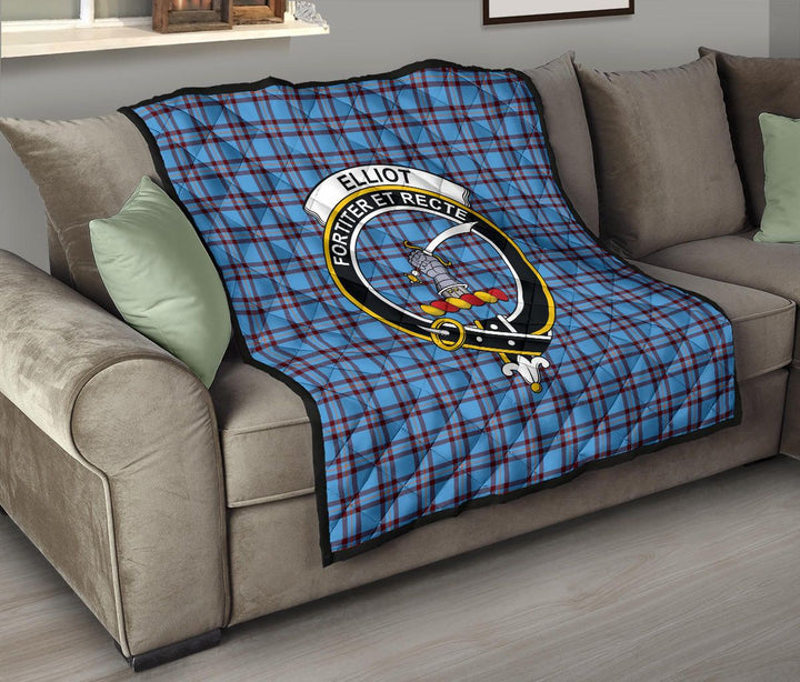 Scottish Elliot Ancient Clan Crest Tartan Quilt Tartan Plaid 8