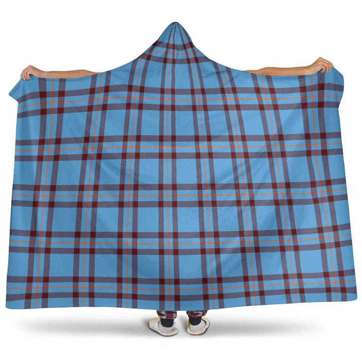 Scottish Elliot Ancient Clan Tartan Hooded Blanket Tartan Plaid 1