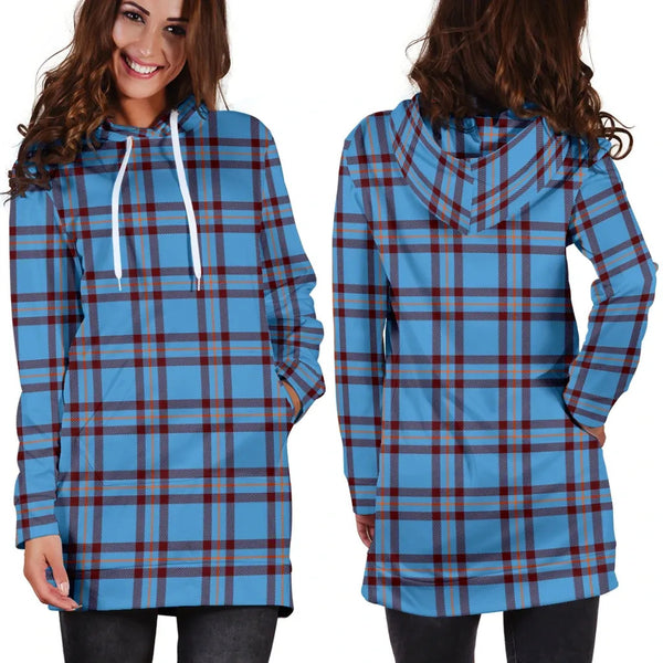 Scottish Elliot Ancient Clan Tartan Hoodie Dress