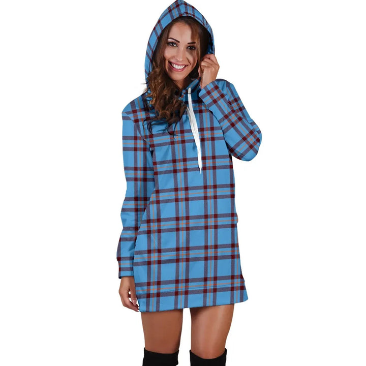 Scottish Elliot Ancient Clan Tartan Hoodie Dress