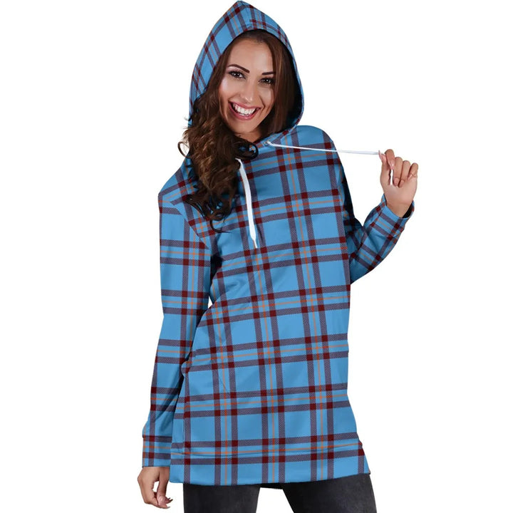 Scottish Elliot Ancient Clan Tartan Hoodie Dress