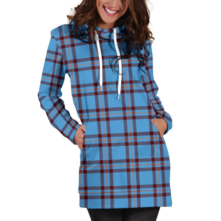 Scottish Elliot Ancient Clan Tartan Hoodie Dress