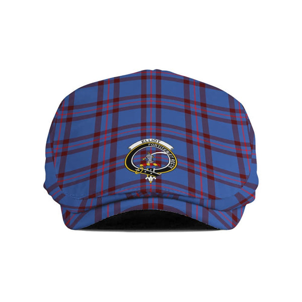 Scottish Elliot Clan Crest Tartan Flat Cap Tartan Plaid 1