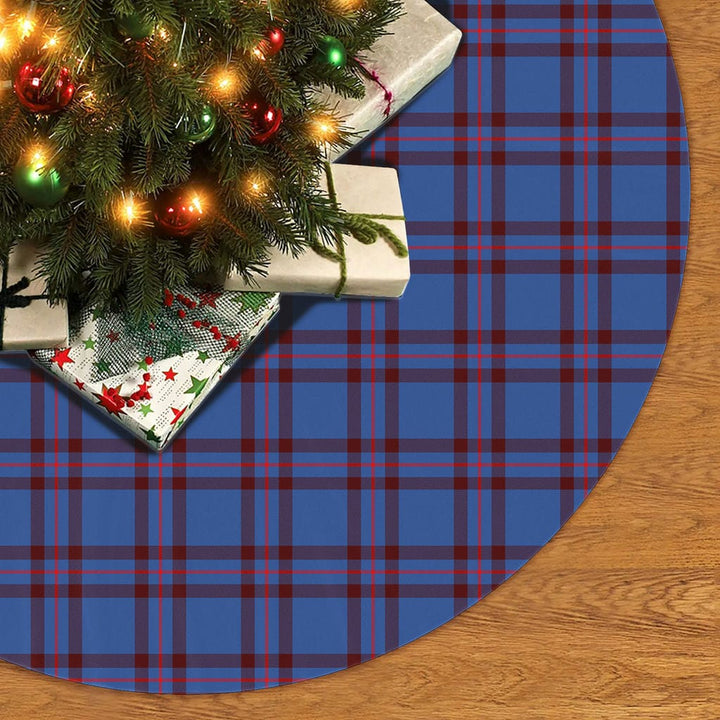 Scottish Elliot Modern Clan Tartan Christmas Tree Skirt No Tassels 2 Tartan Plaid