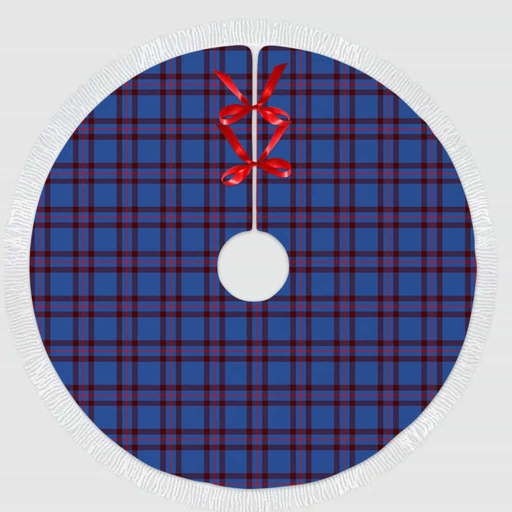 Scottish Elliot Modern Clan Tartan Christmas Tree Skirt Tassels 1 Tartan Plaid