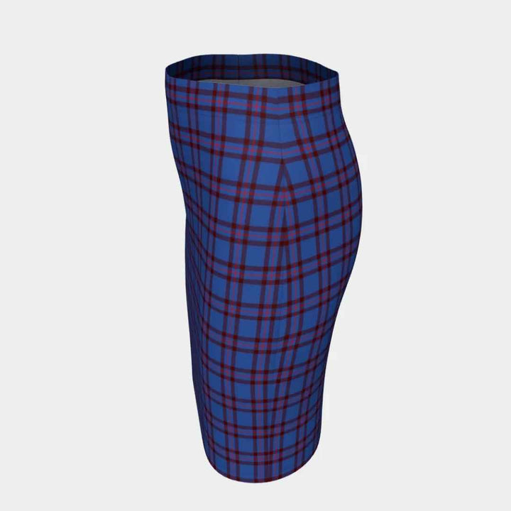 Scottish Elliot Modern Clan Tartan Fitted Skirt Tartan Plaid 2
