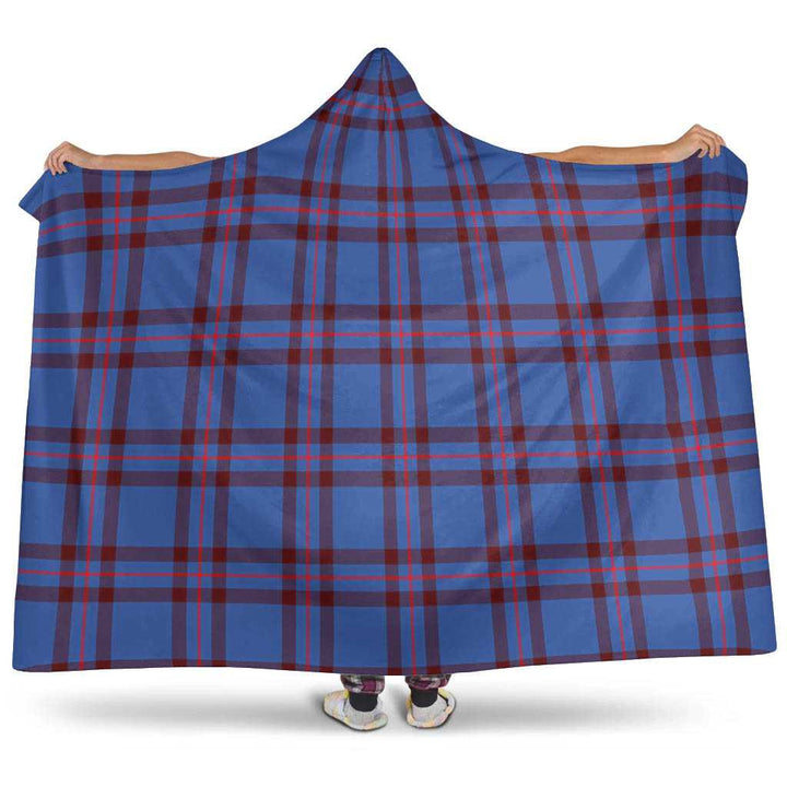 Scottish Elliot Modern Clan Tartan Hooded Blanket Tartan Plaid 1