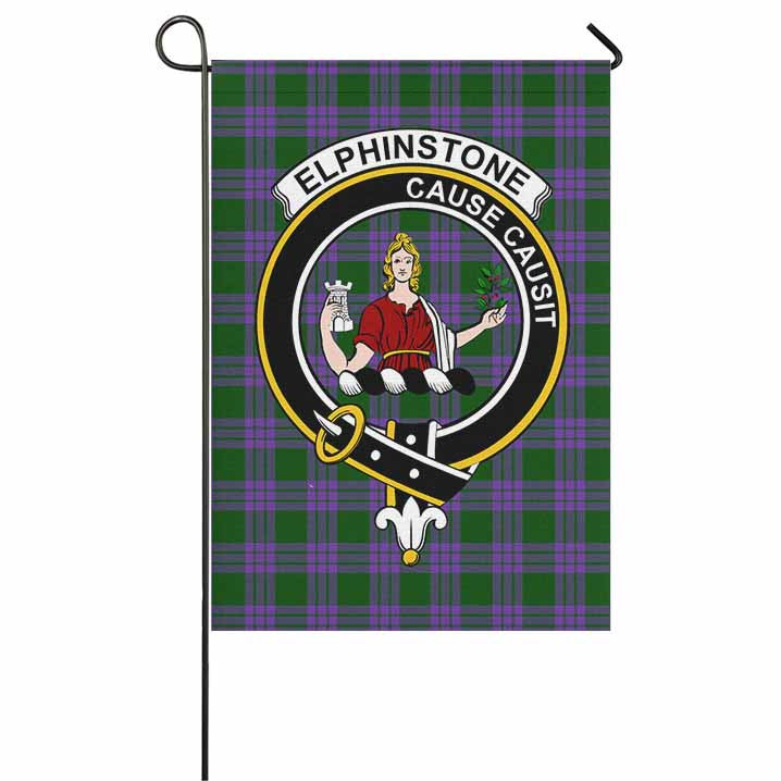 Scottish Elphinstone Clan Crest Tartan Garden Flag Tartan Plaid 1