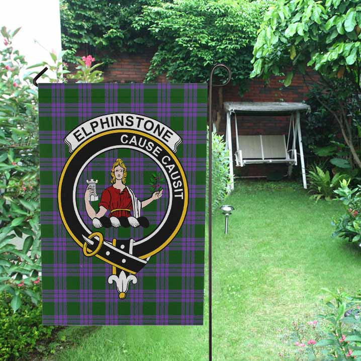 Scottish Elphinstone Clan Crest Tartan Garden Flag Tartan Plaid 2