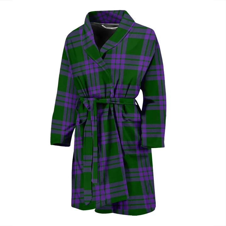 Scottish Elphinstone Clan Tartan Bathrobe 1
