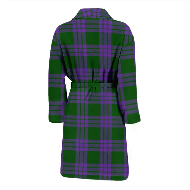 Scottish Elphinstone Clan Tartan Bathrobe 2