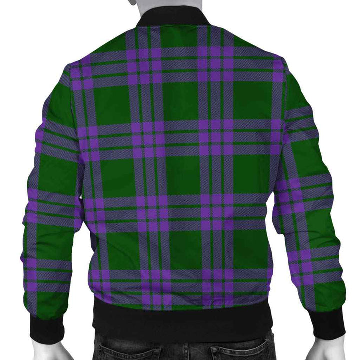 Scottish Elphinstone Clan Tartan Bomber Jacket Tartan Plaid 3