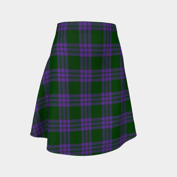 Scottish Elphinstone Clan Tartan Flare Skirt Tartan Plaid 1