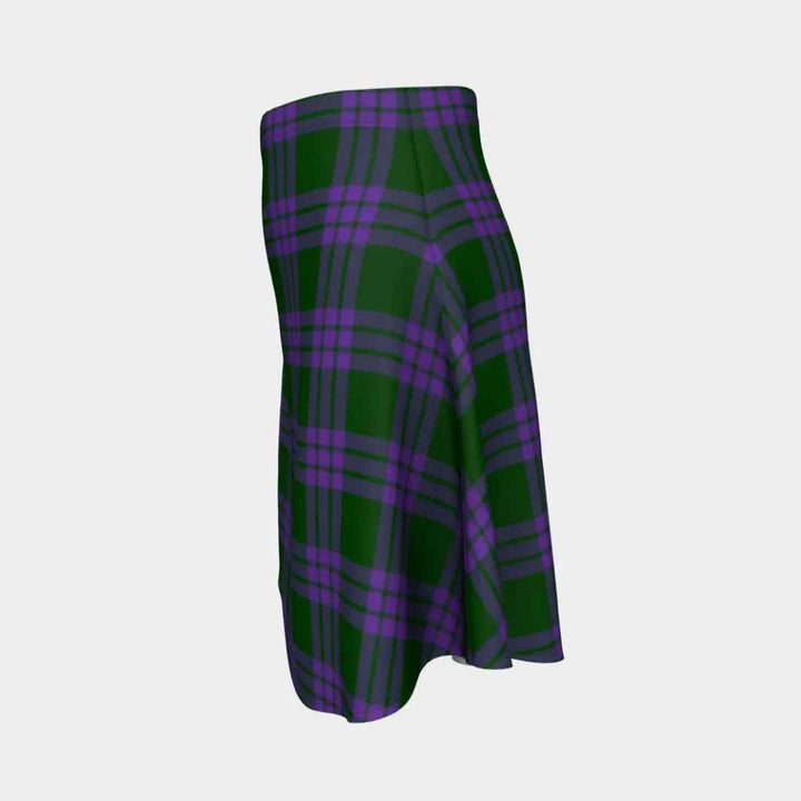 Scottish Elphinstone Clan Tartan Flare Skirt Tartan Plaid 2