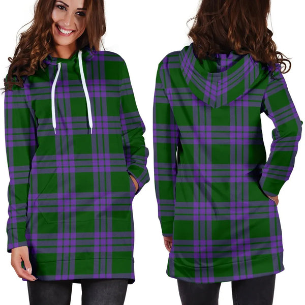 Scottish Elphinstone Clan Tartan Hoodie Dress