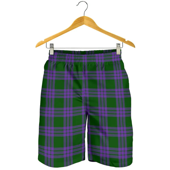 Scottish Elphinstone Clan Tartan Men's Shorts