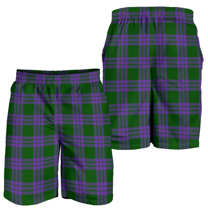Scottish Elphinstone Clan Tartan Men's Shorts
