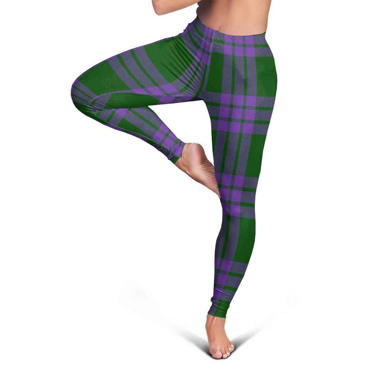 Scottish Elphinstone Clan Tartan Women Leggings Tartan Plaid 5
