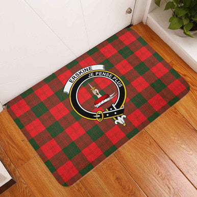 Scottish Erskine Clan Crest Tartan Door Mat Tartan Plaid 3