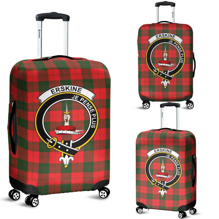 Scottish Erskine Clan Crest Tartan Luggage Cover Tartan Plaid 1