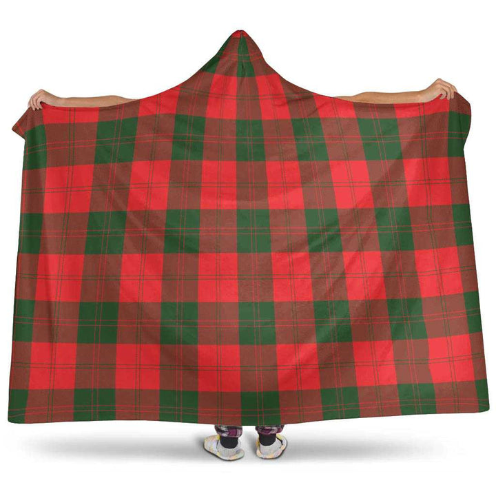 Scottish Erskine Modern Clan Tartan Hooded Blanket Tartan Plaid 1