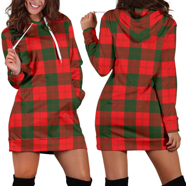 Scottish Erskine Modern Clan Tartan Hoodie Dress