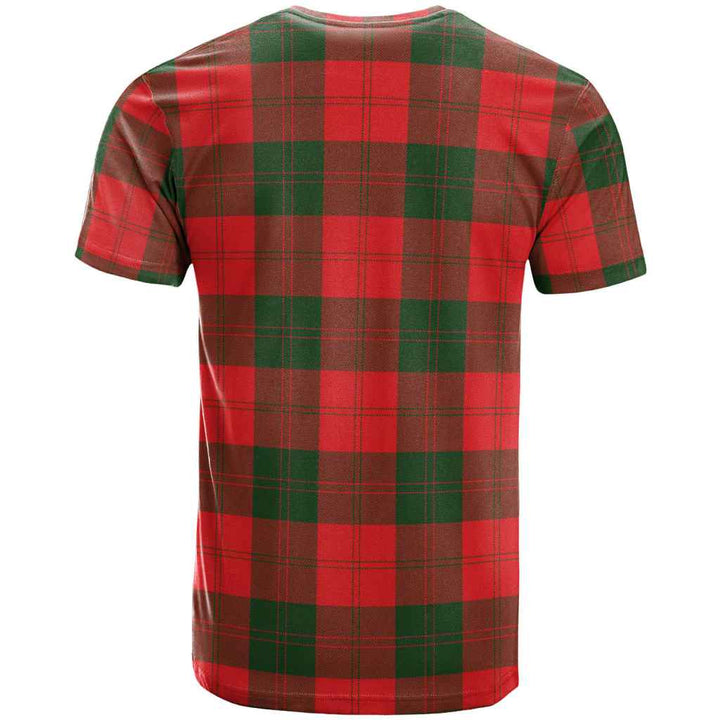 Scottish Erskine Modern Clan Tartan T-Shirt Back Side Tartan Plaid