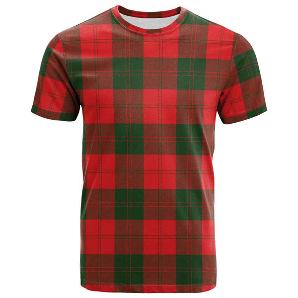 Scottish Erskine Modern Clan Tartan T-Shirt Front Side Tartan Plaid