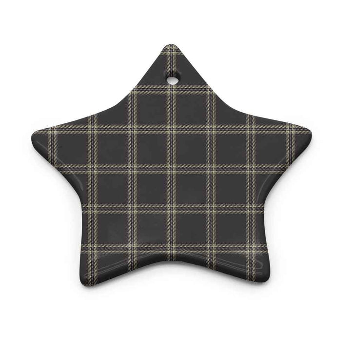 Scottish Eternity Clan Tartan Ceramic Ornament Star Shape Tartan Plaid