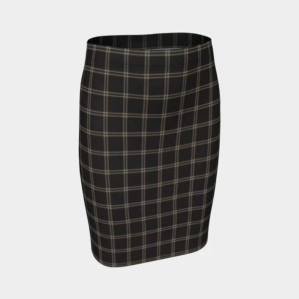 Scottish Eternity Clan Tartan Fitted Skirt Tartan Plaid 1