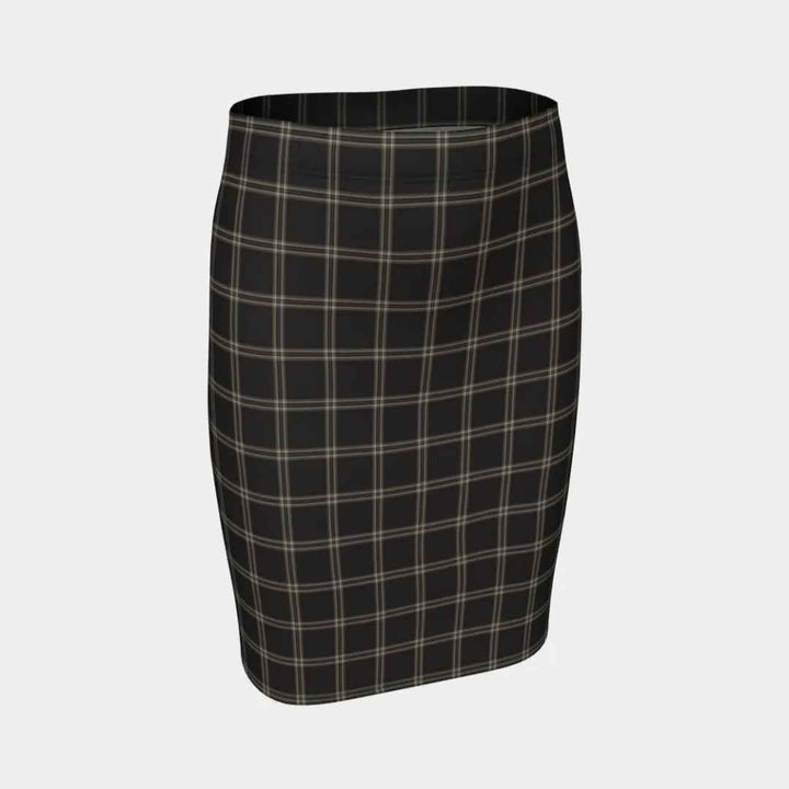 Scottish Eternity Clan Tartan Fitted Skirt Tartan Plaid 1