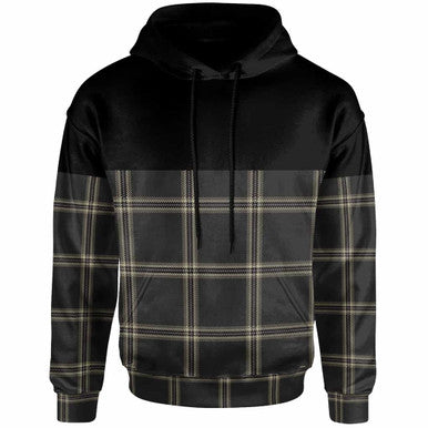 Scottish Eternity Clan Tartan Hoodie - Horizontal Style Front Side Tartan Plaid