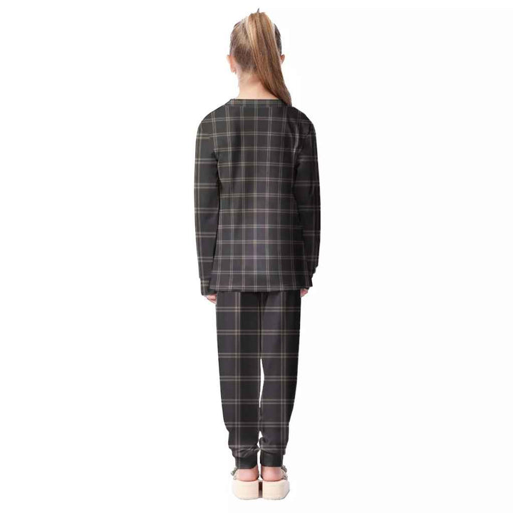 Scottish Eternity Clan Tartan Pajama Set Kid Back Side Tartan Plaid