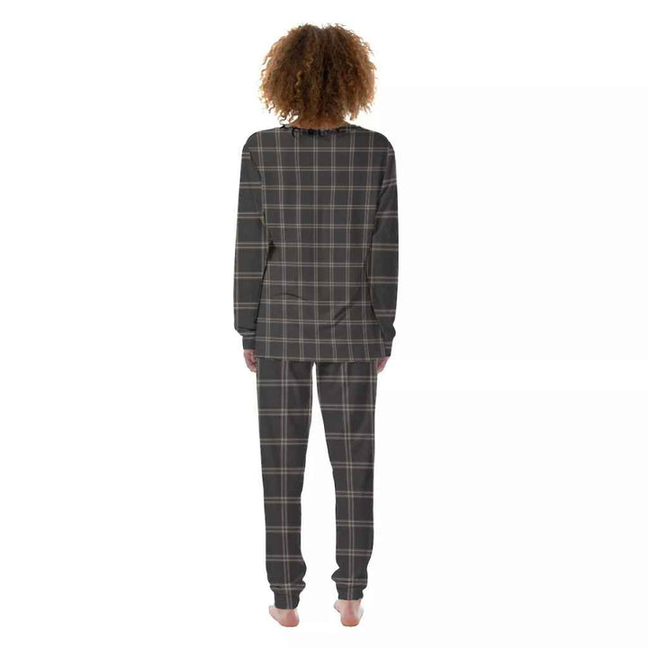 Scottish Eternity Clan Tartan Pajama Set Women Back Side Tartan Plaid
