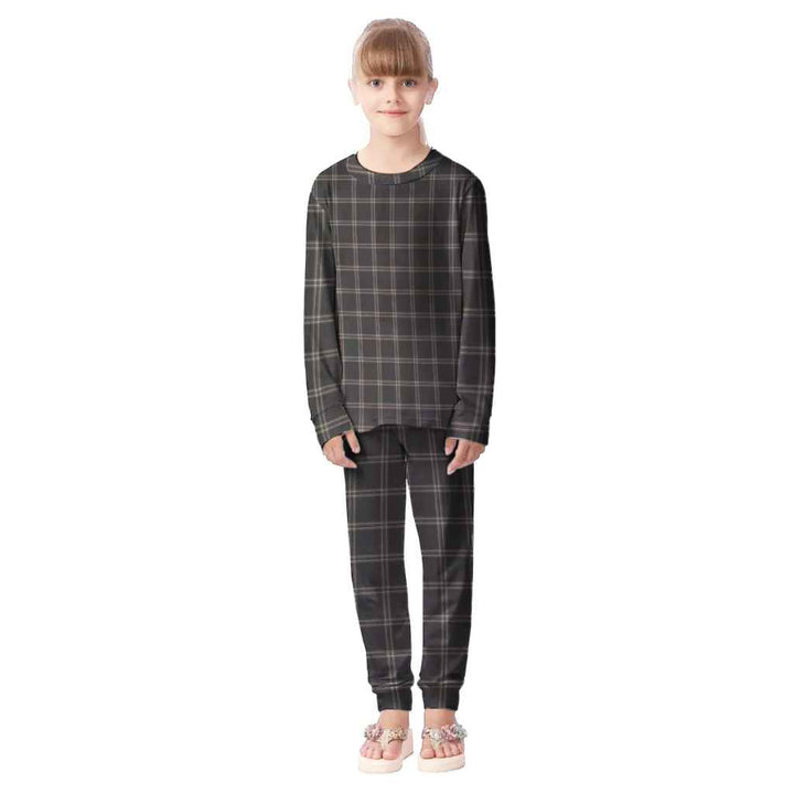 Scottish Eternity Clan Tartan Pajama Set Kid Front Side Tartan Plaid